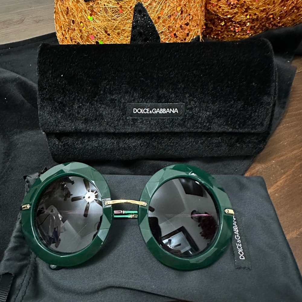 Dolce & Gabbana Green Sunglasses